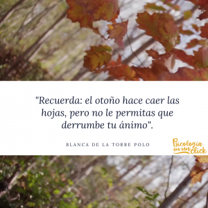 Motivación y buen estado de ánimo en otoño