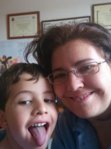 madre e hijo