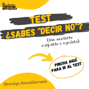 test saber decir no